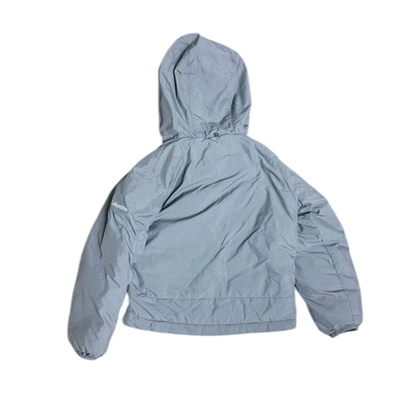 Columbia boys size XS 6-7 gray zip up Columbia winter puffer jacket with hood - Picture 4 of 6